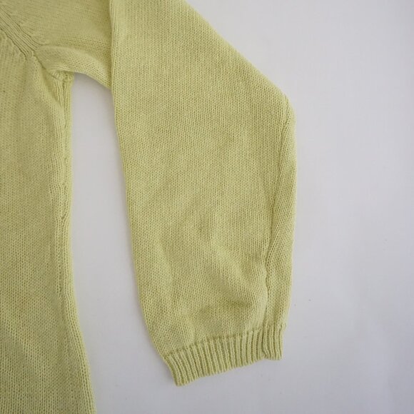 Vintage Susan Bristol Green Penguin Snowflake Christmas Sweater Holiday XL - Picture 4 of 10